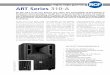 the rules of sound ART Series 310-A · 2009-08-18 · RCF Precision Lautsprechern und einer lei-stungsfähigen 350 Watt Bi-Amp-Endstufe. Die ART 310-A bietet einen in Ihrer Klasse
