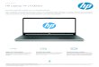 HP Laptop 14-cf1003nsh20195.Ficha técnica HP Laptop 14-cf1003ns Incluye 25 GB de almacenamiento en línea gratuito durante un año desde la fecha de registro. Para obtener información