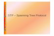 STP – Spanning Tree Protocol• Lo Spanning Tree Protocol è un protocollo che consente di realizzare topologie “logicamente” prive di loop, grazie alla gestione dinamica dello