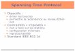 Spanning Tree Protocol - rdgc.orgSpanning Tree Protocol Objectifs : éviter les boucles permettre la redondance au niveau Ether-net Contraintes « imposées » rien à faire sur les