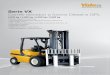 Serie VX Carrelli elevatori a forche Diesel e GPLSerie VX 4.000 kg / 4.500 kg / 5.000 kg / 5.500 kg Carrelli elevatori a forche Diesel e GPL •Sistema di gestione veicolo Intellix