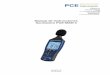Manual de Instrucciones Sonómetro PCE-MSM 3€¦ · Manual de Instrucciones Sonómetro PCE-MSM 3 Versión 1.0 30.10.2014 . ... MANUAL DE INSTRUCCIONES 3 Especificaciones técnicas