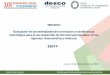 ESTUDIO: Evaluación de las necesidades de innovación y ... · de altura, en comunidades campesinas de la region Huancavelica Mejoramiento e implementación de la eclocería a nivel