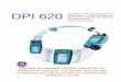 DPI 620DPI 620 – приборов, одульный алибратор давления DPI620 Особенности •змерение, генерация и воспроизведение