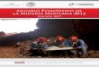 Anuario Estadístico de la Minería Mexicanaeconomia.gob.mx/files/comunidad_negocios/industria... · Las inversiones traen consigo proyectos de largo plazo, la generación de infraestructura