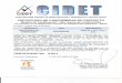 edecol.comedecol.com/certificados/Retie/A/AISLADOR_MINQING... · De acuerdo con el Reglamento Técnico de Instalaciones Eléctricas - RETIE El CIDET certifica que el producto: PRODUCTO