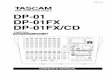 DP-01 DP-01FX DP-01FX/CD - TASCAM TASCAM DP-01 Ownerâ€™s Manual 3Important Safety Instructions 1 Read