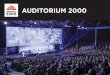 AUDITORIUM 2000 - BRUSSELS EXPO...AUDITORIUM 2000 TECHNISCHE INFORMATIE Het Auditorium 2000 is naast Paleis 10 en is geschikt voor maximum 1.860 bezoekers. Alle stoelen hebben schrijftafels