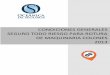 CONDICIONES GENERALES SEGURO DE TODO RIESGO PARA ROTURA DE ... … · cobertura f - materiales refractarios y revestimientos de hornos industriales y calderas ___ 17 artÍculo 23