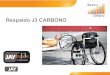 Respaldo J3 CARBONO...Reducción de peso en la propulsión junto con soporte firme par. a optimizar la maniobrabilidad y actuación en la silla. Diseñado para usuarios activos que
