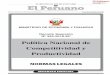 Política Nacional de Competitividad y Productividad · 2019-03-11 · 2 NORMAS LEGALES Lunes 31 de diciembre de 2018 / El Peruano APRUEBAN LA POLÍTICA NACIONAL DE COMPETITIVIDAD