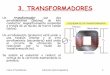 3. TRANSFORMADORESmalaga2.sagradocorazonmalaga.com/ArchivosColegios... · • Un alternador: Es un generador (dispositivo electromagnético) de corriente alterna que transforma la