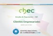 Clientes Empresariales - CHEC Grupo EPMClientes Empresariales Objevos • General – Realizar la evaluación de la reputación e imagen de CHEC • Especíﬁcos – Validar o ajustar