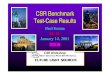 CSR Benchmark Test-Case Results - DESY · Paul Emma SLAC January 14, 2001 CSR Benchmark Test-Case Results CSR Workshop