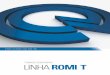 TORNOS UNIVERSAIS LINHA ROMI T...o carro transversal Projeto mecânico e elétrico de acordo com norma NR-12. ROMI T 350 • Cabeçote: 20 velocidades, máx. 2.000 rpm • E ix o-á