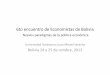 6to encuentro de Economistas de Bolivia · País Participación porcentual Exportaciones totales Millones de dólares Tortas y harinas de semillas oleaginosas y otros residuos de