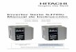 Manual del Inverter Hitachi SJ700 - Logitek · Inverter Serie SJ7002 Manual de Instrucción • Entrada Trifásica Clase 200V • Entrada Trifásica Clase 400V Luego de leer este