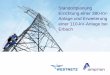 Standortplanung Errichtung einer 380-kV- Anlage und ...€¦ · Höchstspannungsnetzes (220 und 380 Kilovolt) von Niedersachsen bis zu den Alpen auf 11.000 Kilometern Stromkreislänge