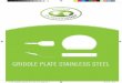GRIDDLE PLATE STAINLESS STEEL - OUTDOORCHEF€¦ · Die Plancha Grillplatte besteht aus hochwertigem Edelstahl und ist mit einer grosszügigen Fettwanne ausgestattet. Die Grillplatte
