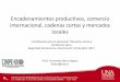 Encadenamientos productivos, comercio internacional ...€¦ · Encadenamientos productivos, comercio internacional, cadenas cortas y mercados locales Ph.D. Fernando Sáenz-Segura