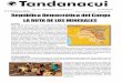 Tandanacui€¦ · En la actualidad, la RDC produce principalmente cobre, cobalto, coltán, oro, diamantes, tungsteno y petróleo. La RDC es el principal productor de cobre en África