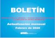 BOLETÍN - onei.gob.cu · 2301 174 4 5190 CMEX BOLETÍN DE ACTUALIZACIÓN DEL REEUP Boletín de Actualización del REEUP y el Clasificador de Centros Informantes, cierre de febrero