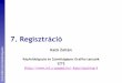 7. Regisztráció - u-szeged.hukato/teaching/IpariKepfeldolgozas/07-Registration.pdf · at i ás Az összetett transzformáció •A kontakt nyomtatás folyamata: A sík alakzatot