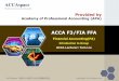 ACCA F3/FIA FFAaccaspace.com/upload/ACCA_F3/New_Lessons/F3_Introduction... · 2017-03-10 · ACCAspace 中国ACCA特许公认会计师教育平台 Copyright © ACCAspace.com 15 Consolidated