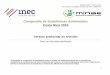 Compendio de Estadísticas Ambientales Costa Rica 2015 · MINAE | INEC | COSTA RICA ESTADISTICAS SOBRE EL ESTADO DEL AMBIENTE 1 Compendio de Estadísticas Ambientales Costa Rica 2015