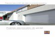 Puertas seccionales de garaje - Portal de Arquitectura ... · Al escoger una puerta seccional de garaje Hörmann se ha decidido usted por el saber hacer acumulado durante decenas