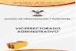 VICERRECTORADO ADMINISTRATIVO 2019-10-16آ  MANUAL DE ORGANIZACIأ“N Y FUNCIONES - MOF 144 MANUAL DE ORGANIZACIأ“N