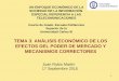 TEMA 3 ANÁLISIS ECONÓMICO DE LOS EFECTOS DEL …ocw.uc3m.es/economia/enfoque-economico/transparencias/tema3.pdf2 • Conceptos básicos de producción y costes • Medidas de poder