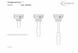 Capanivo - UWT GmbH · 2016-06-17 · Carga mecánica del sensor Respete las distancias mínimas. 19 (2) (1) CN 4050 (1) (2) ... No inductivo Tensión de aislamiento Conexión eléctrica