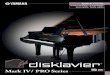 Disklavier Mark IV/PRO Series - Yamaha Corporation€¦ · The Disklavier can play back piano songs contained in PianoSoft, PianoSoft·Plus, PianoSoft·PlusAudio, and PianoSoft·PlusGraphics
