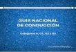 GUÍA NACIONAL DE CONDUCCIÓN - Intendencia de Montevideo.montevideo.gub.uy/.../manualautosymotos_0.pdf · REGLAMENTACIÓN DE REFERENCIA EN URUGUAY 5 PERMISO DE CONDUCIR 6 CATEGORÍAS