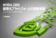 NVIDIA GRID 仮想化プラットフォームの最新情報GPU 2つのハイエンドMaxwell 1つのハイエンドMaxwell 4つのミッドレベルMaxwell CUDA コア 4,096 (GPU