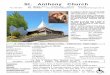 St. Anthony Churchstanthonysparish.ca/.../2013/11/Bulletin-2016-07-31.pdf · 2016-08-02 · St. Anthony Church 123 Hilldale Road Thunder Bay, Ontario P7G 1H6 Ph: 768-1878 Fax: 768-9366