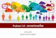 Thailand 4.0 : อนาคตประเทศไทย · PDF file 1 Thailand 4.0 : อนาคตประเทศไทย สุวิทย์เมษินทรีย์