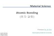Manufacturing Processes for Engineering Materials (5th Edition in …ma.gnu.ac.kr/course/ms/02_Atomic_bonding.pdf · 2020-03-27 · © GNU Su-Jin Kim Atomic Bonding Material Science