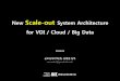 New Scale-out System Architecture for VDI / Cloud / Big DataNX-2000 Series NX-3000 Series HDD (2.5”) 5 x 1TB per node 5 x 1TB per node SSD (2.5”) 1 x 300GB per node 1 x 300GB per