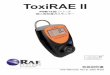 ToxiRAE II PGM-1100 シリーズ 個人用有毒ガスモニ …...ToxiRAE II PGM-1100 シリーズ個人用有毒ガスモニター 取扱説明書 045-4003-000, Rev B 2005 年3月