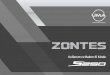 Sayın müşterimiz, - Zontes · 2019-08-08 · ZONTES motosiklet tercihiniz için teşekkür ederiz. ... ters durumda gaz elciğinin zamanında kapatılamamasına neden olacaktır