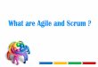 What are Agile and Scrum · • Product Owner – User หรืออาจจะเป็นคนที่คอย จัดการ Product Backlog ของ Software • The