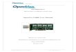 OpenVox G400P User Manual - LojaMundi€¦ · User Manual OpenVox Communication Co. Limited. URL: 4 Chapter 1 Overview 1. What is G400P G400P is a 4-channel (slot) PCI GSM card and