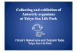 Collecting and exhibition of Antarctic organisms at Tokyo Sea … · 2016-02-05 · Collecting method of Antarctic organisms 1. Collecting by Tokyo Sea Life Park. 2. Bycatch of the