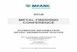 2018 METAL FINISHING CONFERENCE - MFACA...2018 METAL FINISHING CONFERENCE EXHIBITOR INFORMATION MFANC MEMBERSHIP ROSTER METAL FINISHING ASSOCIATION OF NORTHERN CALIFORNIA P.O. BOX