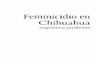 Feminicidio en Chihuahuacmdpdh.org/wp-content/uploads/2013/01/chihuahua... · Feminicidio en Chihuahua: asignaturas pendientes 4 las autoridades correspondientes; generando severas