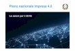 Le azioni per il 2018 PowerPoint... · Piano nazionale Impresa 4.0 2017-2020 Obiettivi Fonte: Cabina di Regia Impresa 4.0 +10 €Mld ... Incremento dottorati di ricerca su tecnologie