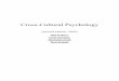 Cross-Cultural Psychology H1: Introductie tot de ccp A) Watis ccp? Veldvan ccp wet. studie van variaties