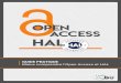 Open ACCeSS HAL · de l’Open access. Acteurs principaux de la recherche et de la publication, leurs actions sont déterminantes pour permettre un accès à la science pour tous